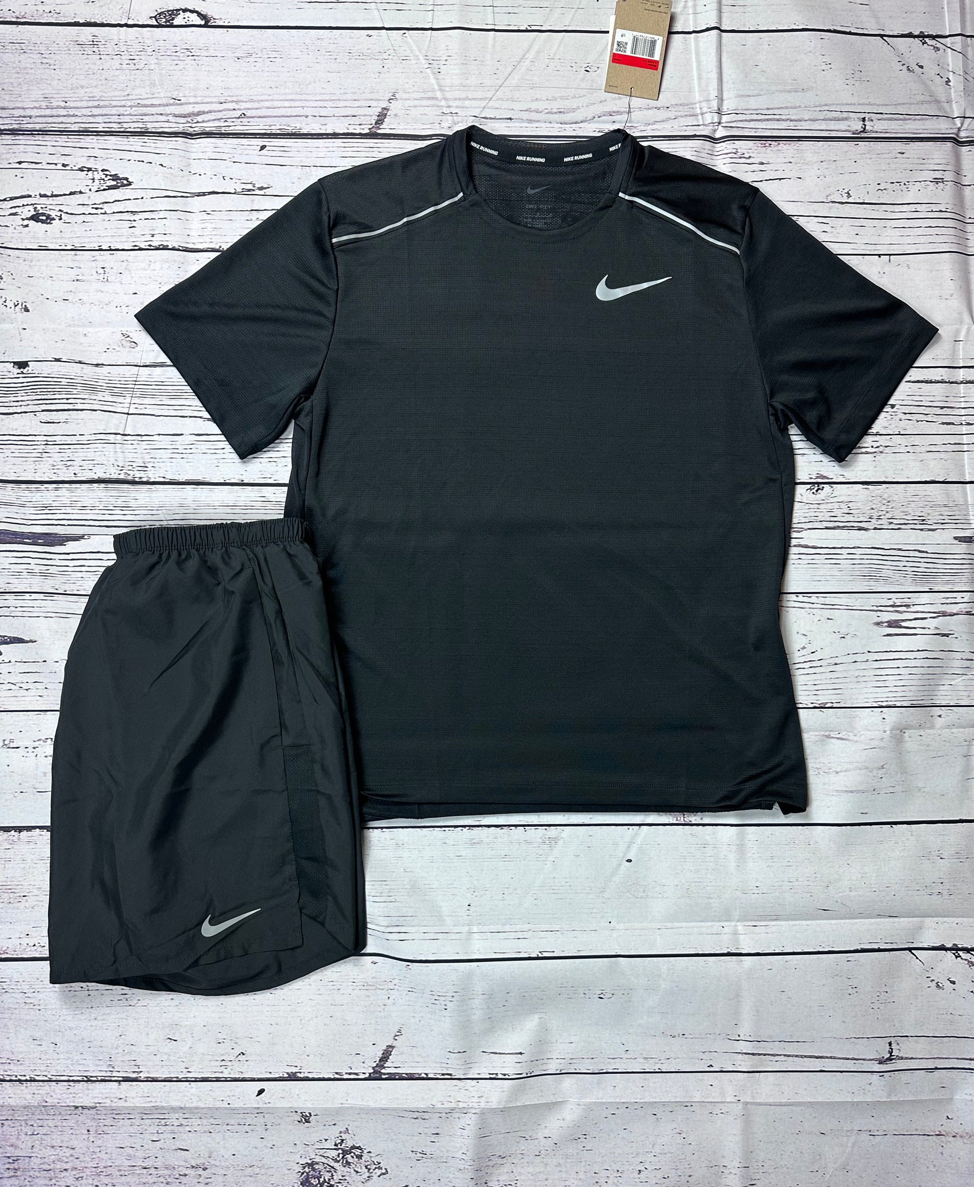 Activewear, Nike shorts, Nike T-shirt, Black Nike Top, Nike set, Nike Shorts and Top